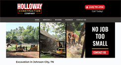 Desktop Screenshot of hollowayconstruction.net